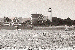 Sandy Neck Lighthouse - Sepia tone